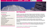 University of London Careers