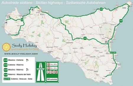Autostrade Sicilia - Highway Sicily by Car
