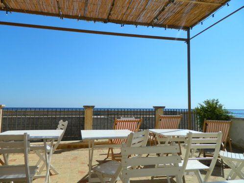 Teracce of Hotel Gutkowski in Syracuse Road trip in Sicily