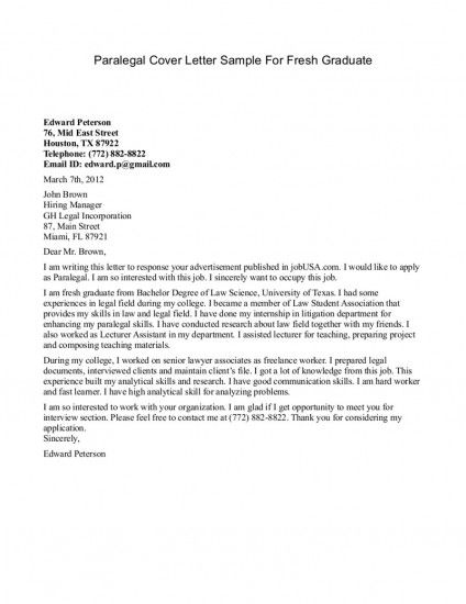 Recent Graduate Cover Letter Sample from www.brokeinlondon.com